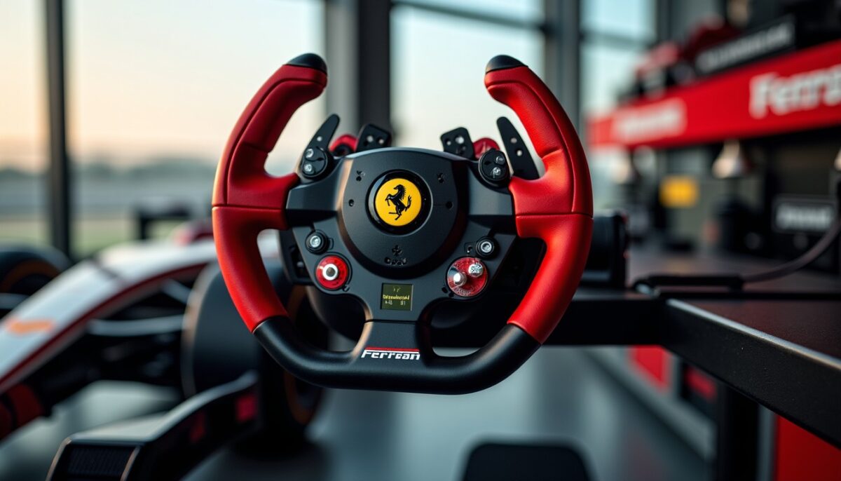 Essai complet du volant Thrustmaster SF1000 : l'expérience Formula 1 à la sauce Ferrari